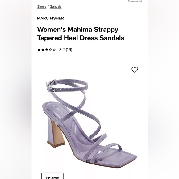 MARC FISHER STRAP HEELS - Picture 4 of 4